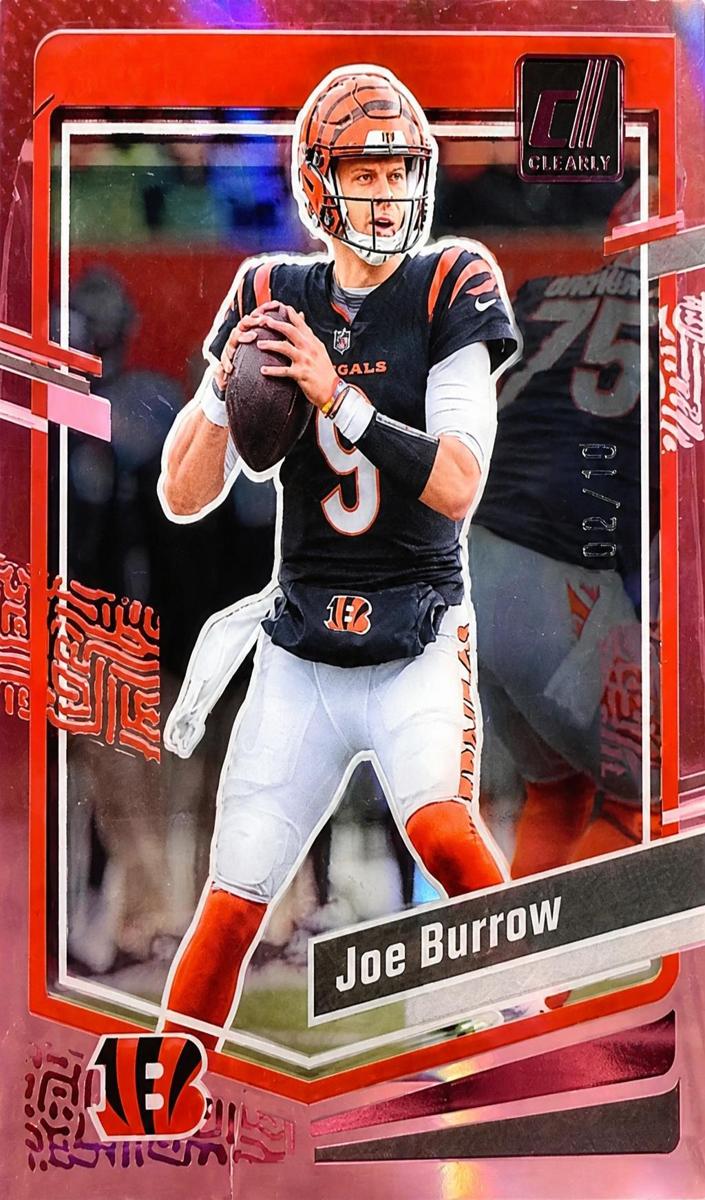 2023 Panini Clearly Donruss Football Pink Joe Burrow #11