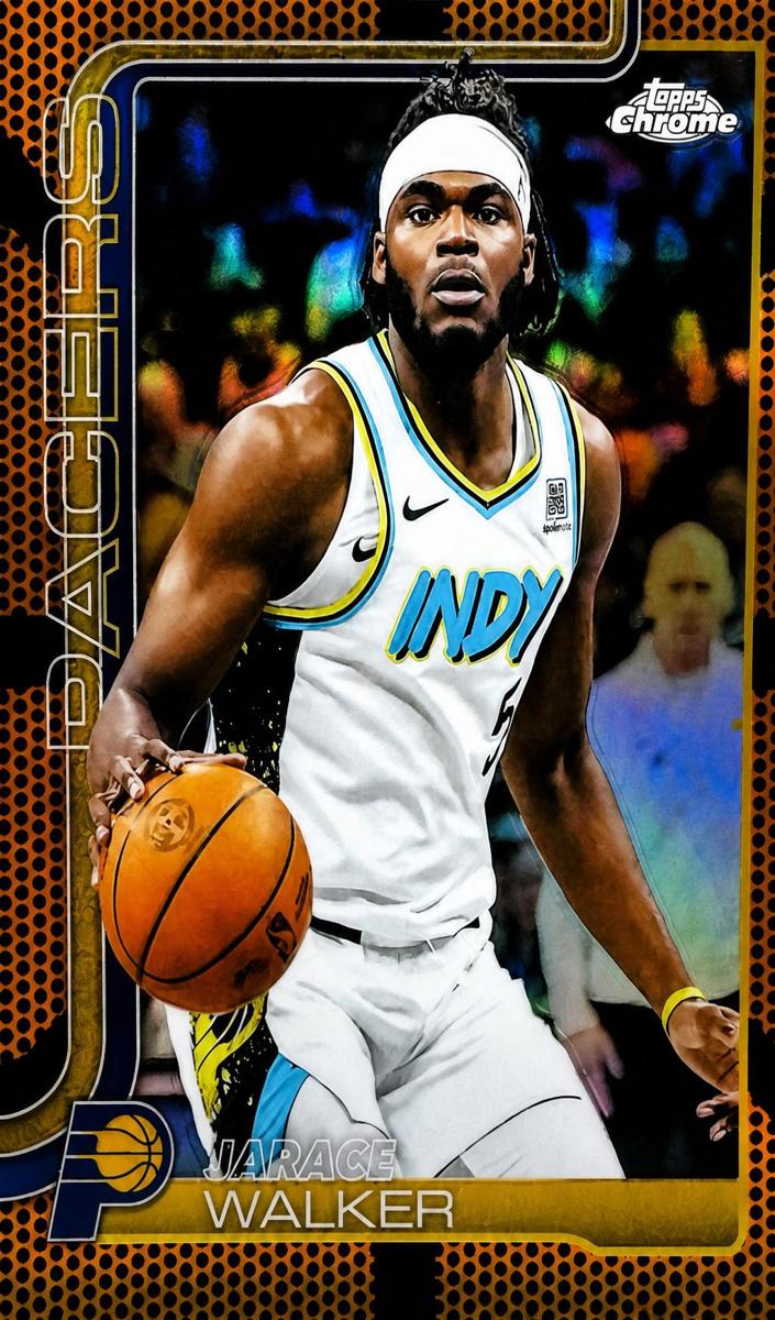 2025 Topps Chrome Basketball Basketball Refractor Jarace Walker #53
