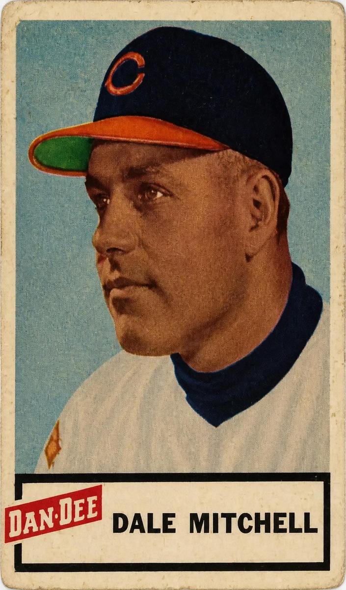 1954 Dan-Dee Potato Chips Baseball Dale Mitchell #NNO SGC 7