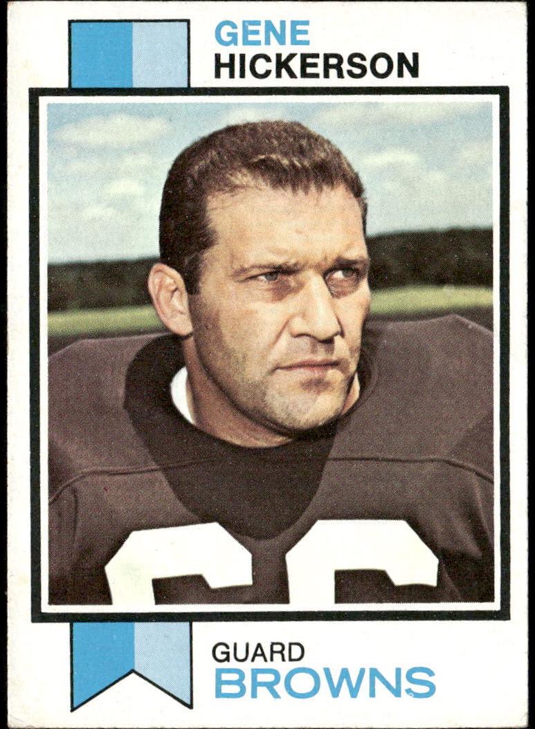 1973 Topps Football Gene Hickerson #183 PSA 8.5