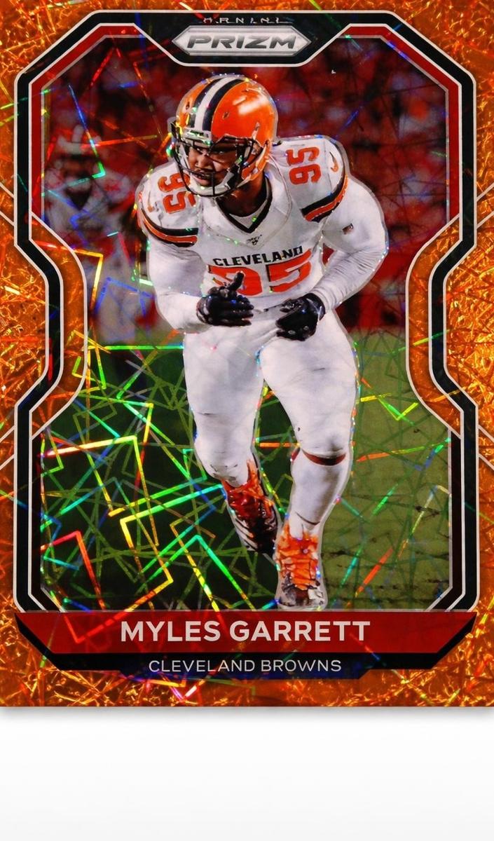 2020 Panini Prizm Football Orange Prizm Myles Garrett #62