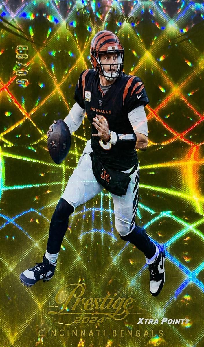 2024 Panini Prestige Football Gold Xtra Points Joe Burrow #57
