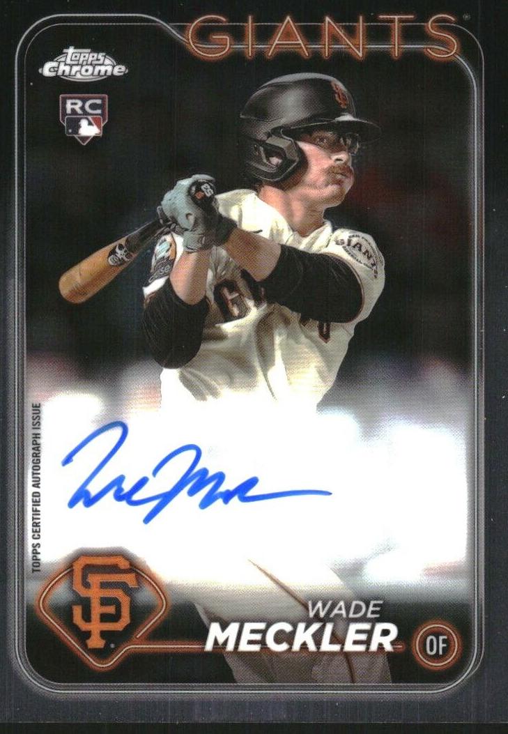 2024 Topps Chrome Baseball Wade Meckler #RA-WM PSA 10