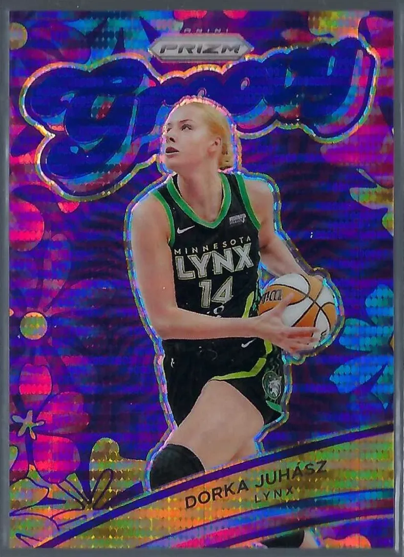 2024 Panini Prizm WNBA Basketball Blue Pulsar Dorka Juhasz #4 PSA 9