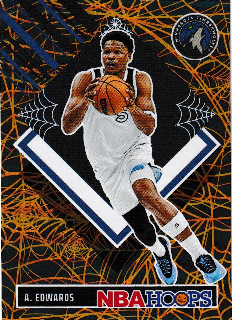 2024 Panini Haunted Hoops Basketball Holo Webs Anthony Edwards #290