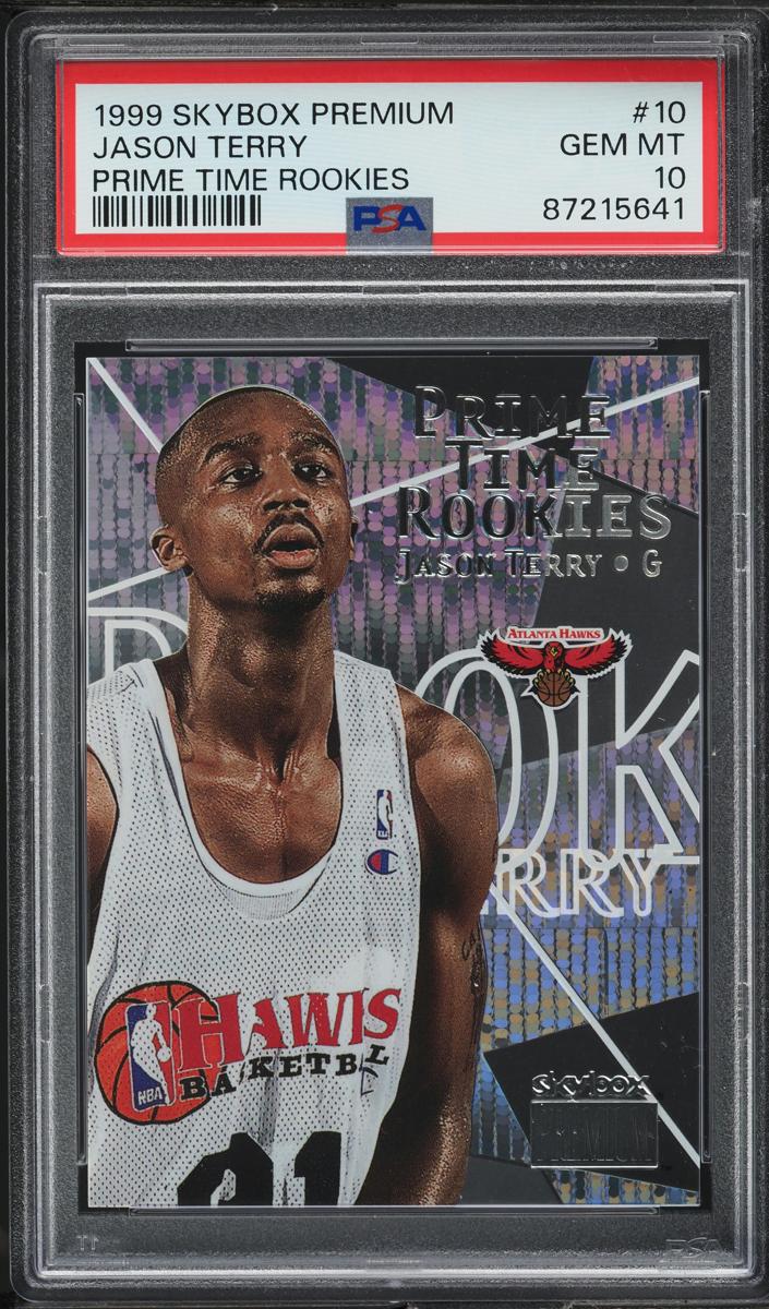 1999 Skybox Premium Basketball Jason Terry #10PT PSA 10