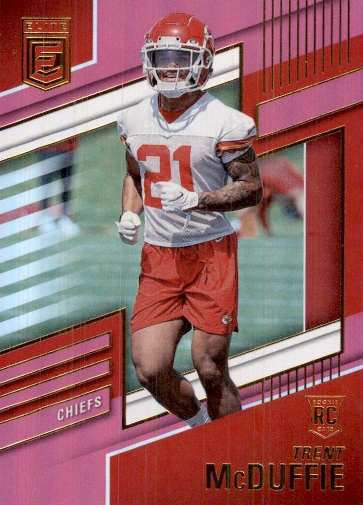 2022 Donruss Elite Football Pink Trent McDuffie #144