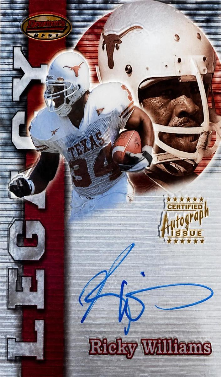 1999 Bowman's Best Football Ricky Williams #LA1 PSA 10