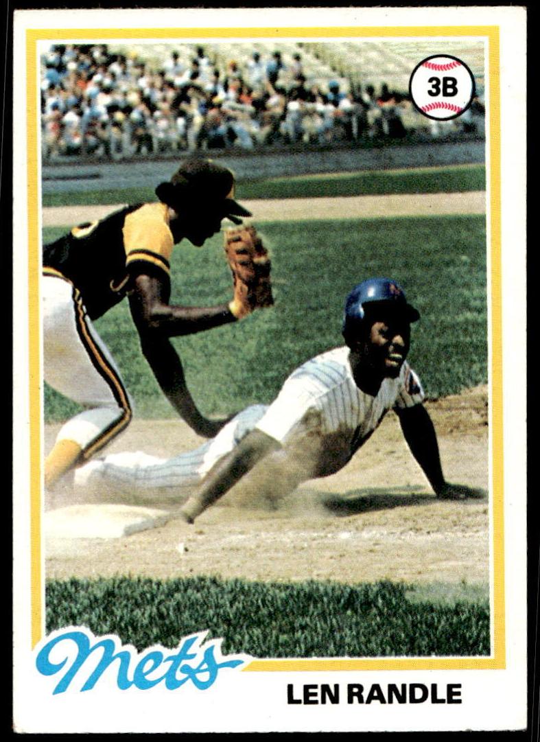 1978 Topps Baseball Len Randle #544