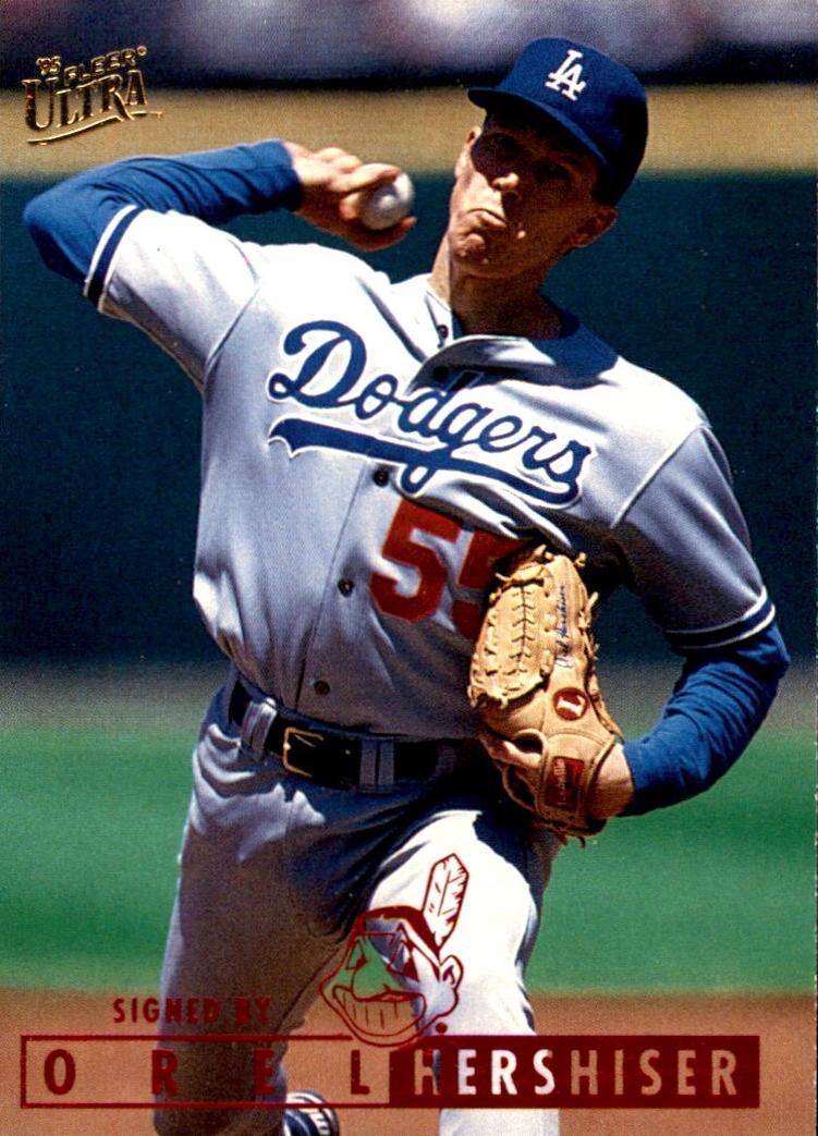 1995 Fleer Ultra Baseball Orel Hershiser #396