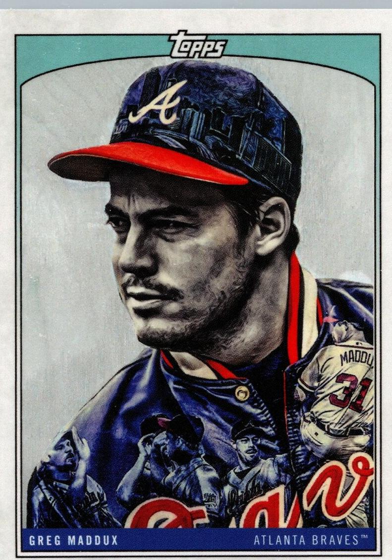 2022 Topps X Lauren Taylor Baseball Greg Maddux #7