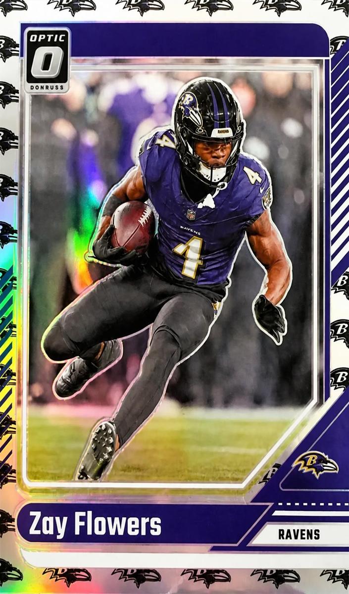 2024 Donruss Optic Football Team Logo Zay Flowers #15
