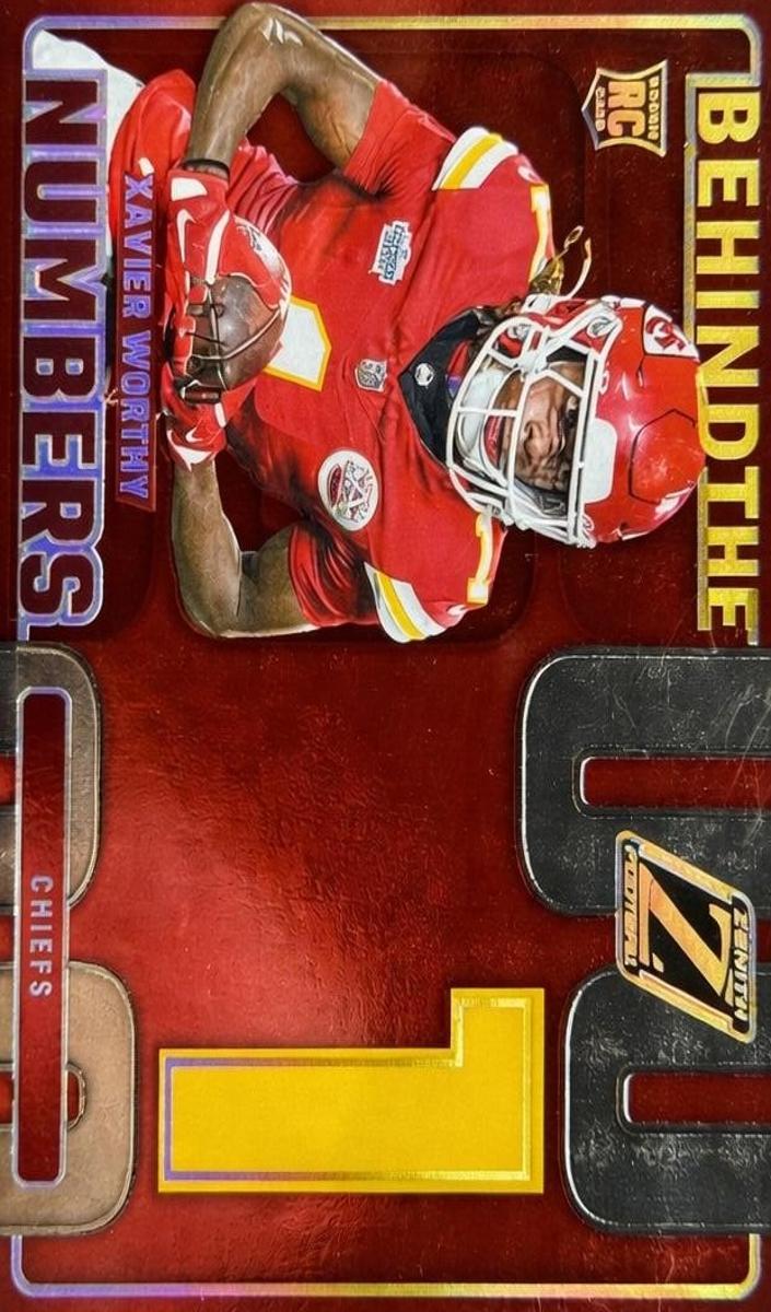 2024 Panini Zenith Football Red Xavier Worthy #7