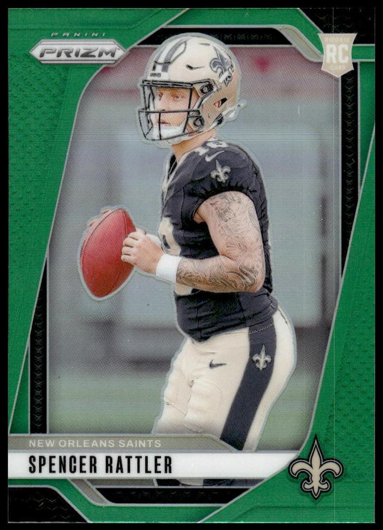 2024 Panini Prizm Football Green Spencer Rattler #388 PSA 8.5