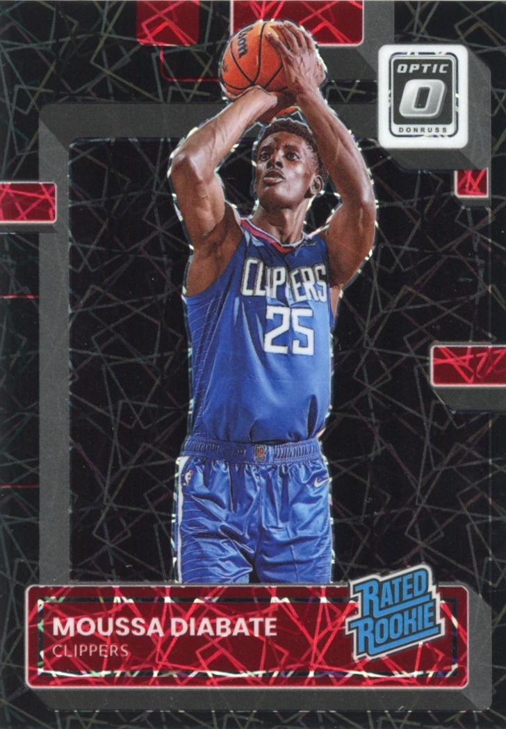 2022 Donruss Optic Basketball Black Velocity Moussa Diabate #247 PSA 9