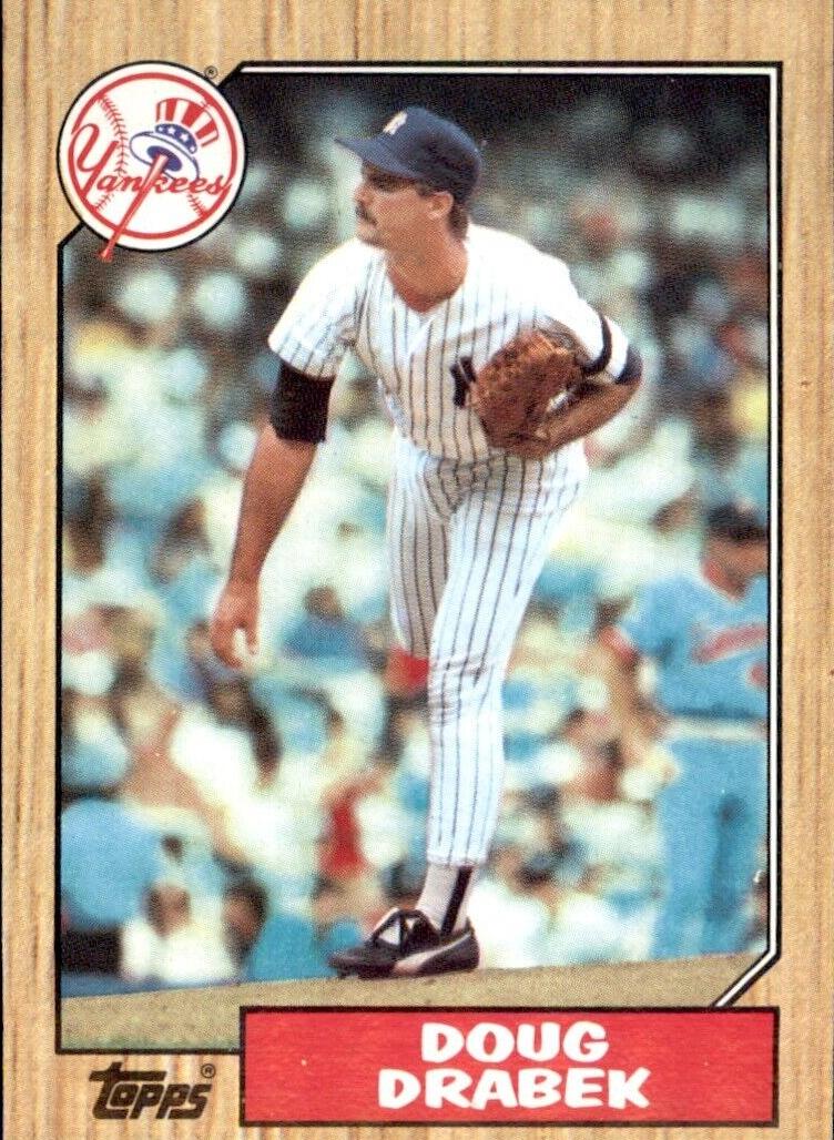 1987 Topps Baseball Doug Drabek #283 SGC 9