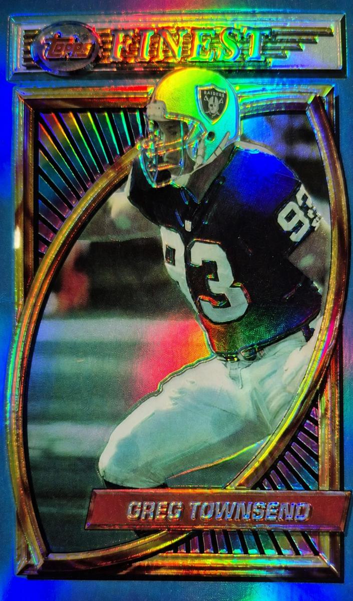 1994 Topps Finest Football Refractor Greg Townsend #65