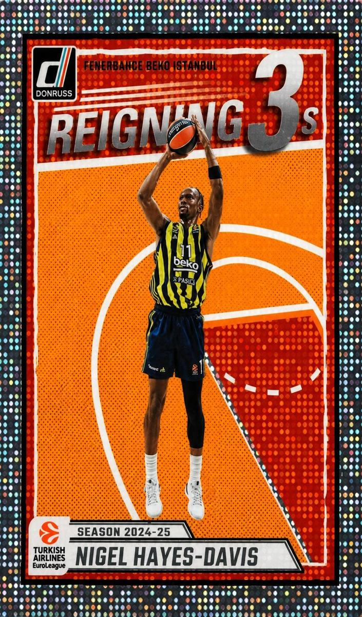 2024 Donruss Turkish Airlines EuroLeague Basketball Nigel Hayes-Davis #1