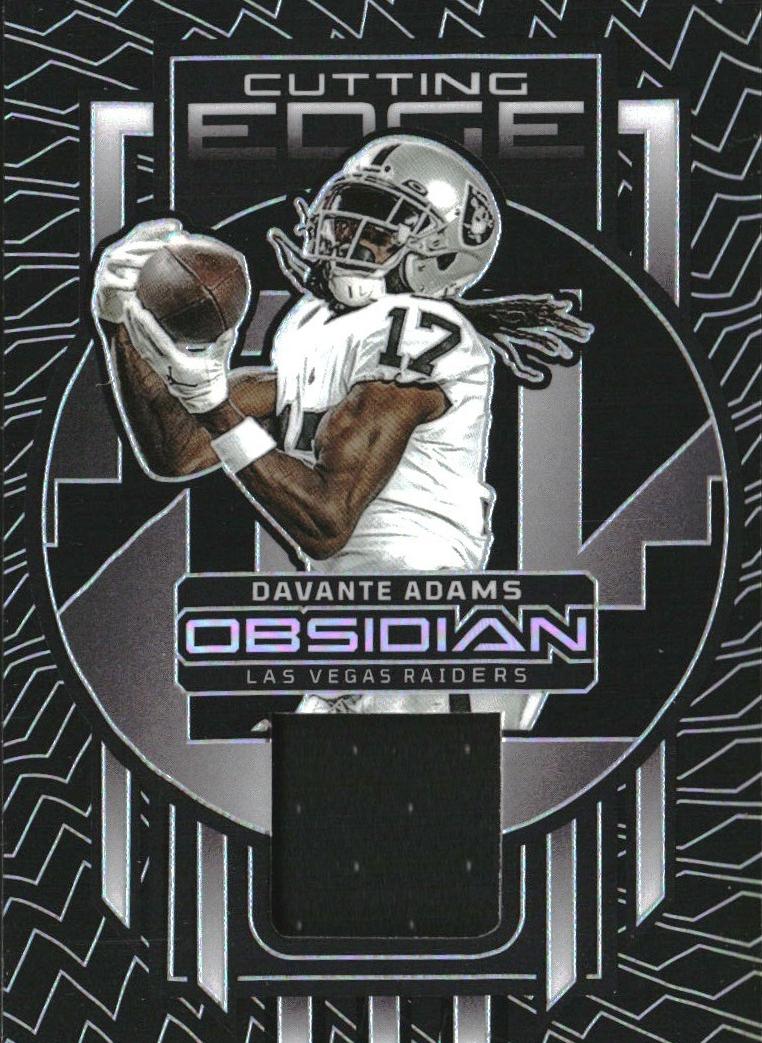2023 Panini Obsidian Football Davante Adams #CEM-DAD PSA 7.5
