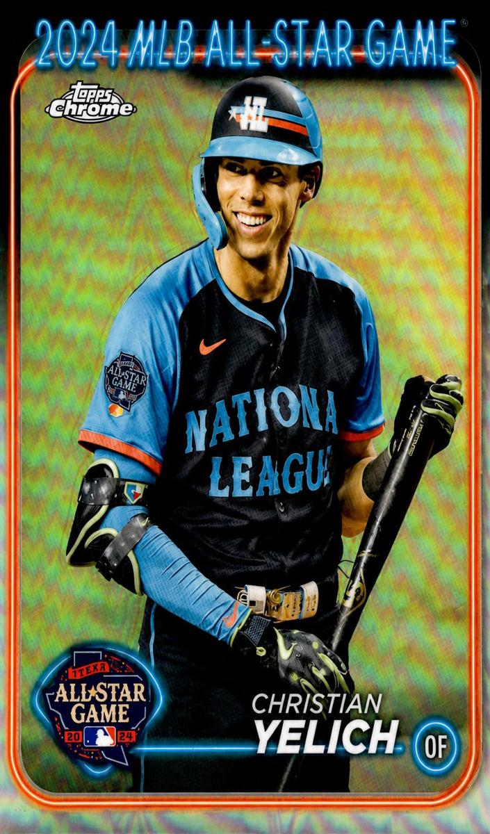 2024 Topps Chrome Update Baseball Christian Yelich #ASGC-17