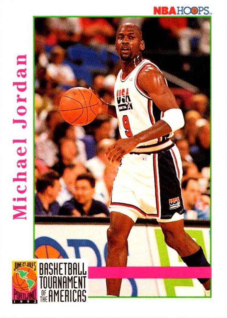 1992 Hoops Basketball Michael Jordan #341 RAW Ungraded