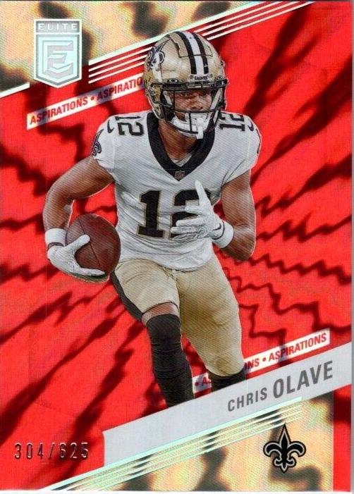 2023 Donruss Elite Football Aspirations Shimmer Chris Olave #14