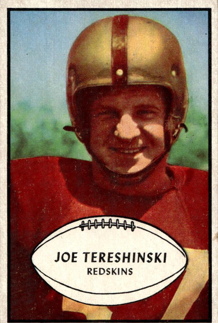 1953 Bowman Football Joe Tereshinski #5 PSA 7