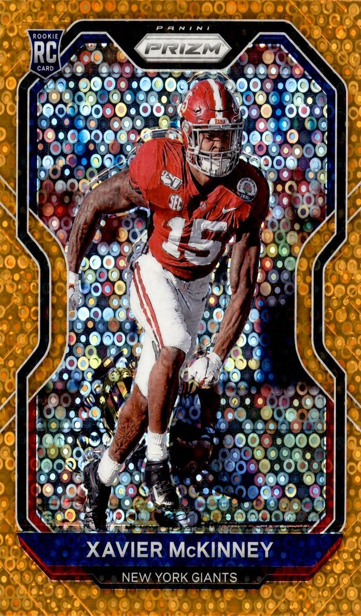 2020 Panini Prizm Football Disco Prizm Xavier McKinney #349
