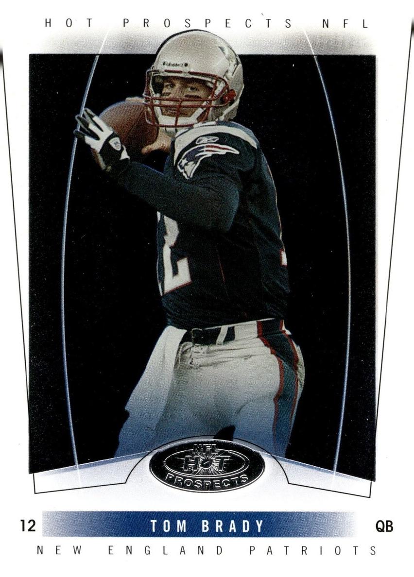 2004 Fleer Hot Prospects Football Tom Brady #63