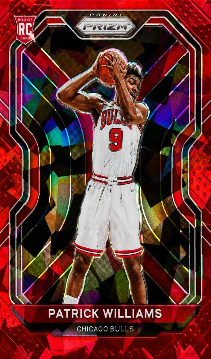 2020 Panini Prizm Basketball Red Ice Patrick Williams #288 PSA 9