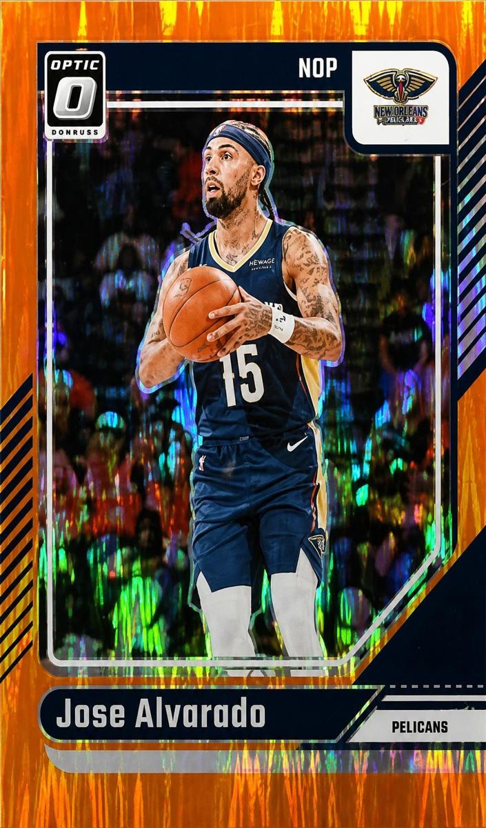 2024 Donruss Optic Basketball Orange Shock Jose Alvarado #125