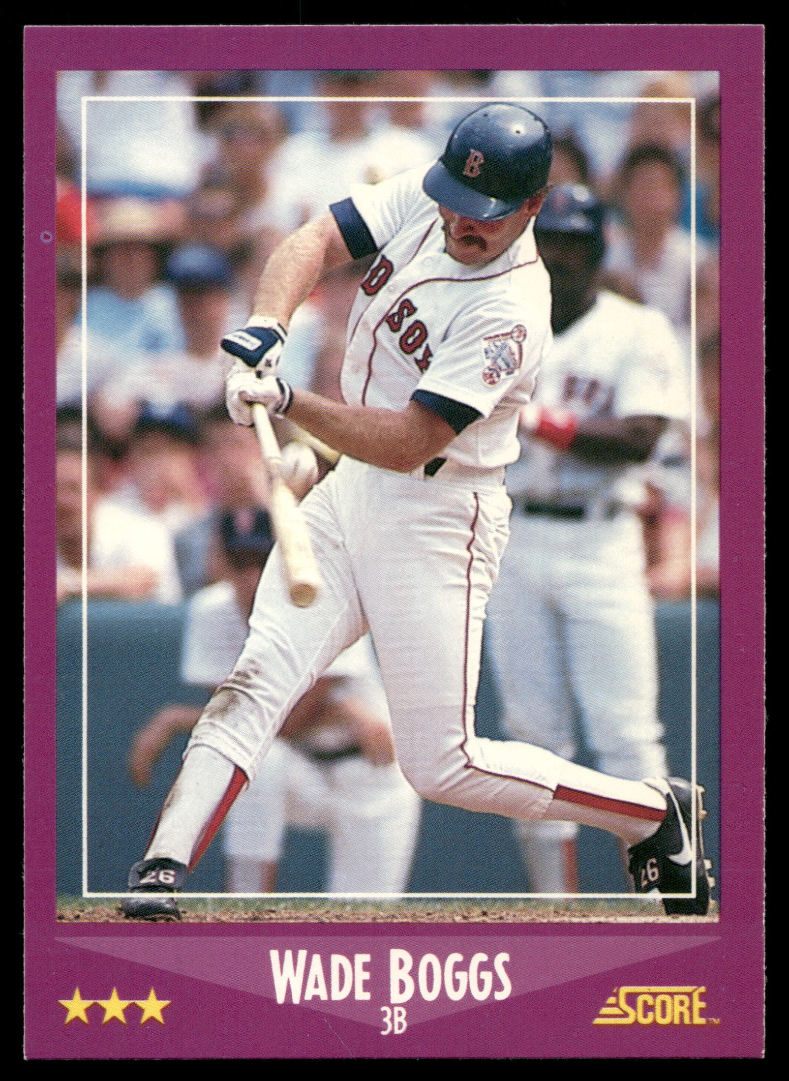 1988 Score Baseball Wade Boggs #2 PSA 10