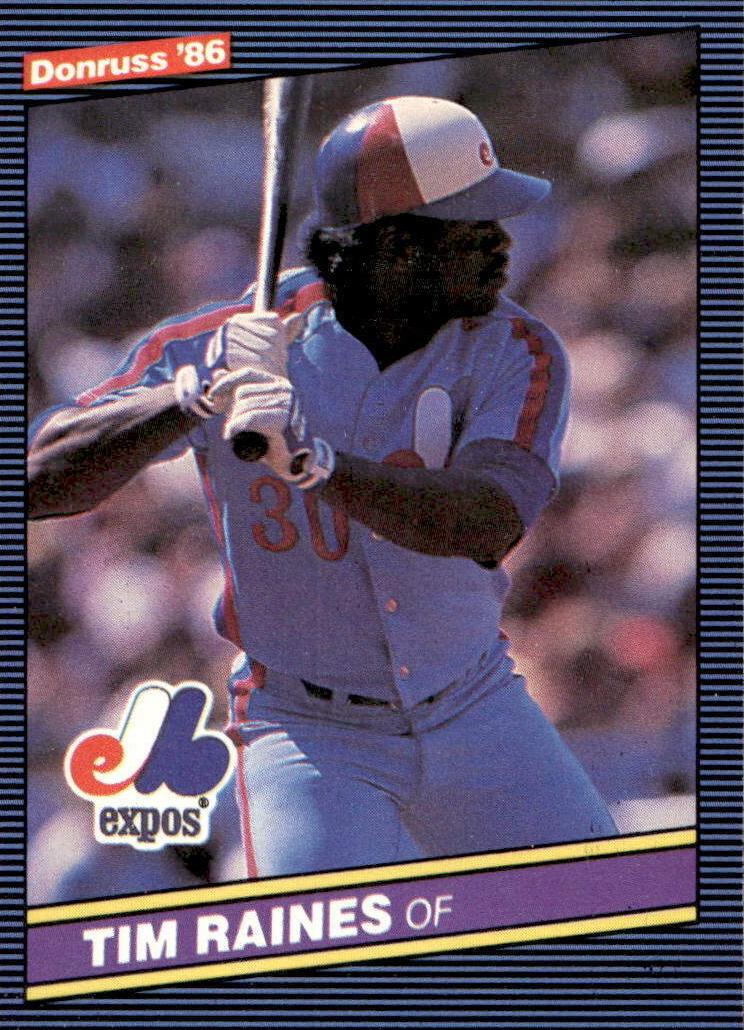 1986 Donruss Baseball Tim Raines #177 PSA 10