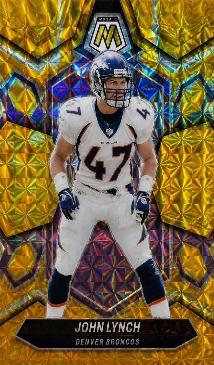 2024 Panini Mosaic Football Reactive Yellow John Lynch #236