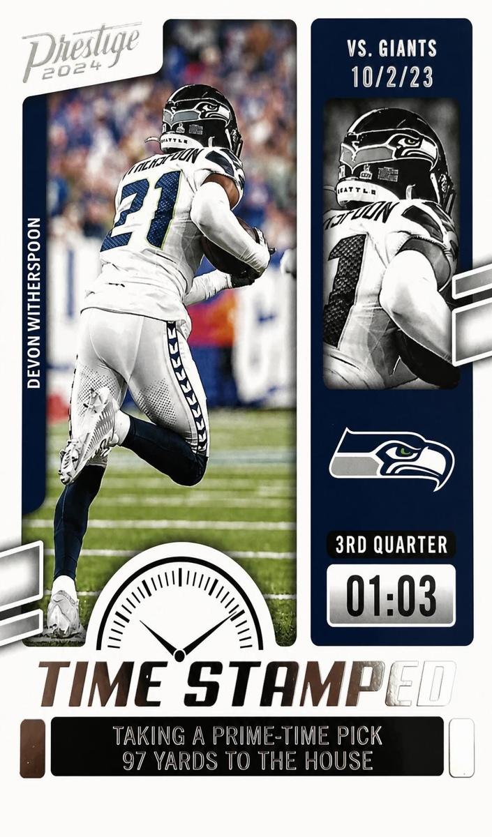 2024 Panini Prestige Football Devon Witherspoon #TS-DWS