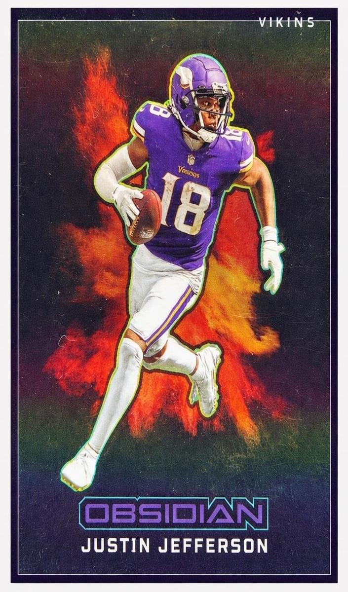 2023 Panini Obsidian Football Justin Jefferson #9 PSA 9