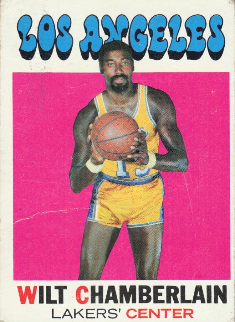 1971 Topps Basketball Wilt Chamberlain #70 PSA 5.5