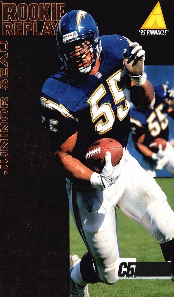1995 Pinnacle Club Collection Football Junior Seau #224