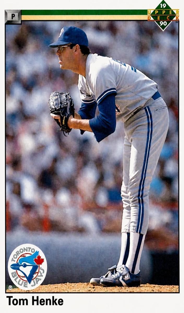 1990 Upper Deck Baseball Tom Henke #282