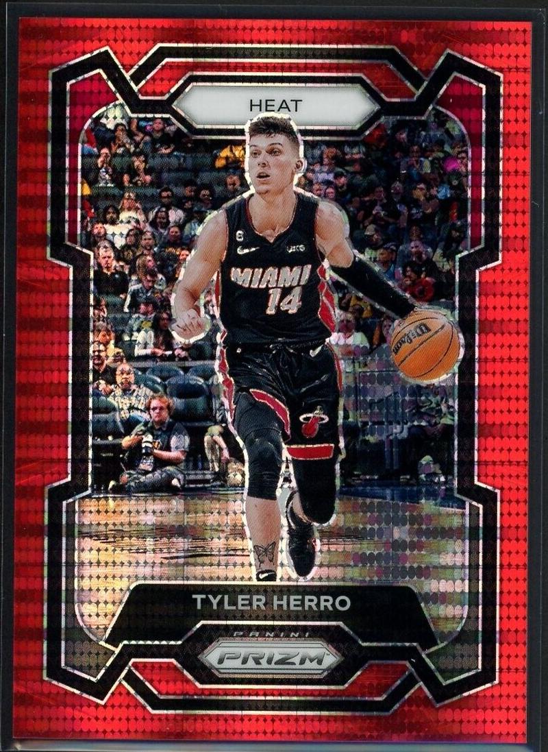 2023 Panini Prizm Basketball Red Seismic Tyler Herro #32