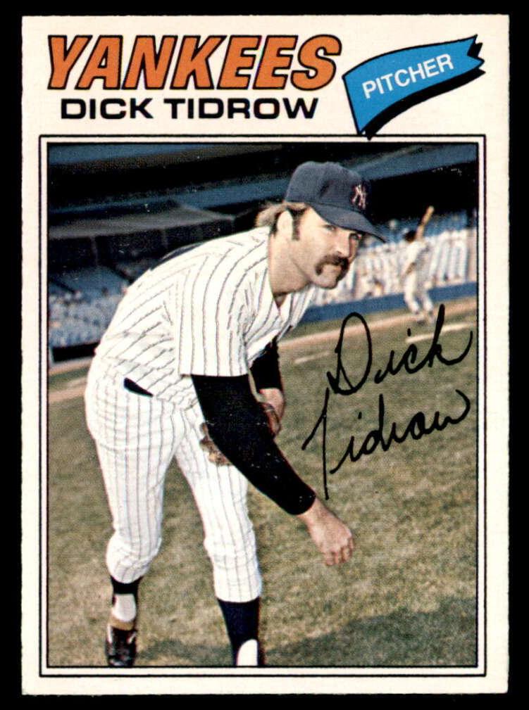 1977 O-Pee-Chee Baseball Dick Tidrow #235 PSA 7