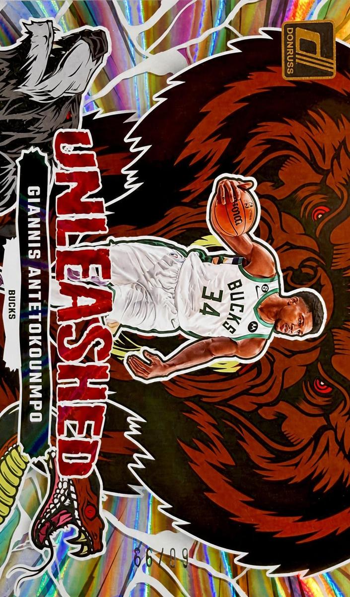 2023 Panini Donruss Basketball Holo Laser Giannis Antetokounmpo #8