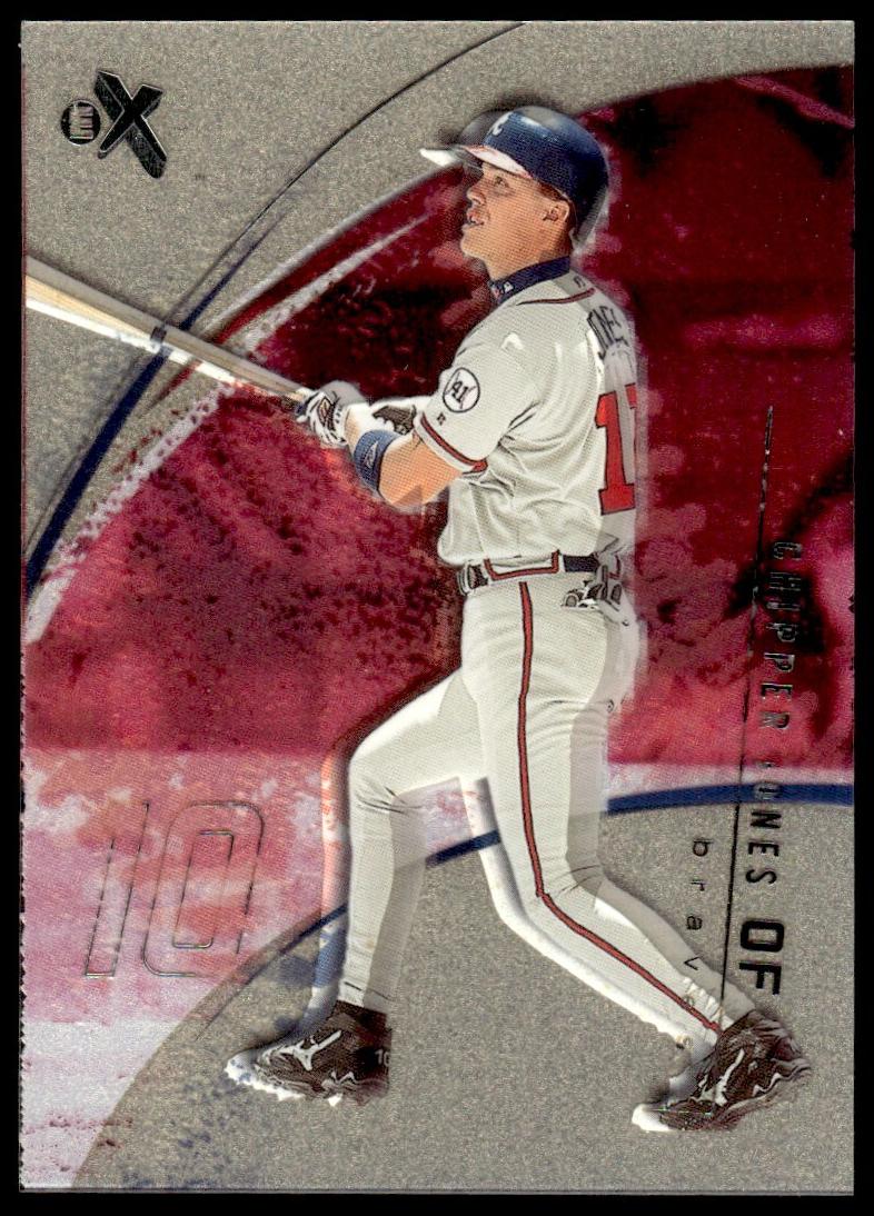 2002 Fleer E-X Baseball Chipper Jones #97 PSA 10