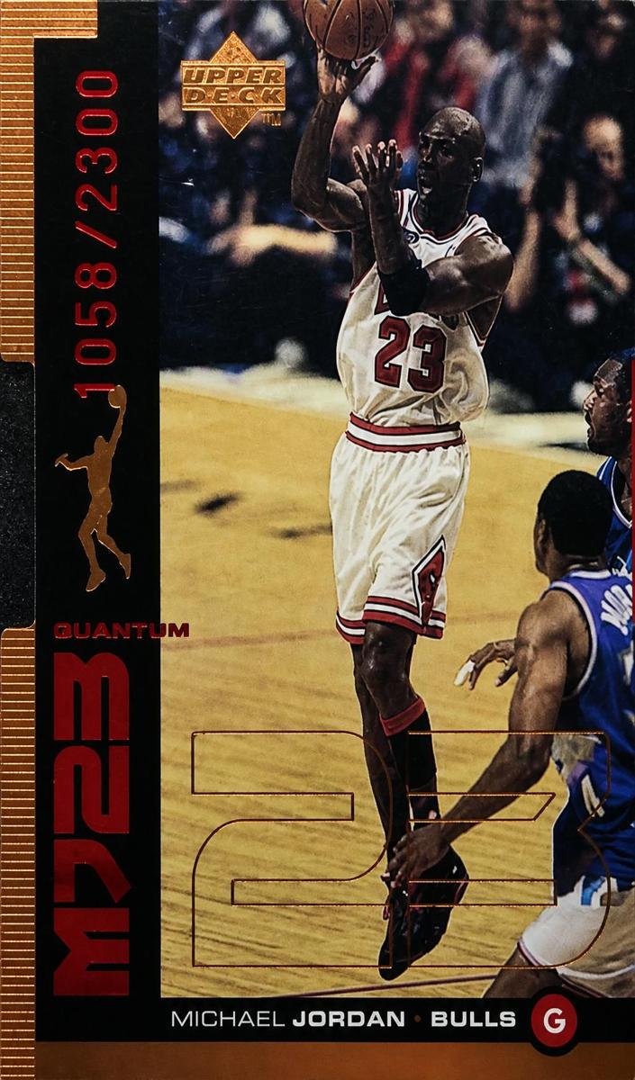 1998 Upper Deck Basketball Quantum Bronze Michael Jordan #QMM21