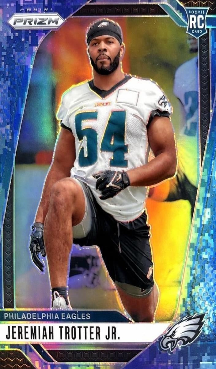 2024 Panini Prizm Football Navy Camo Jeremiah Trotter Jr. #349