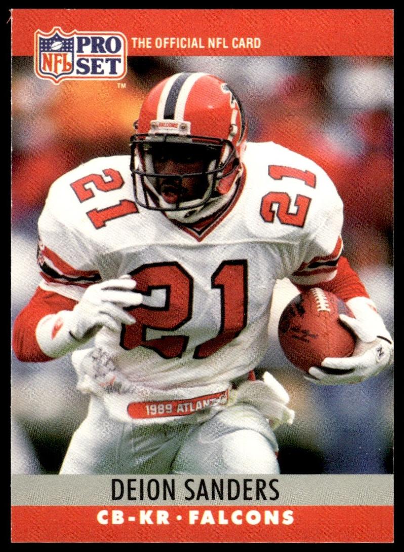 1990 Pro Set Football Deion Sanders #36 PSA 10