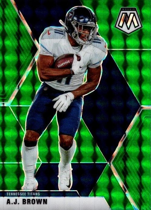 2020 Panini Mosaic Football Green A.J. Brown #190