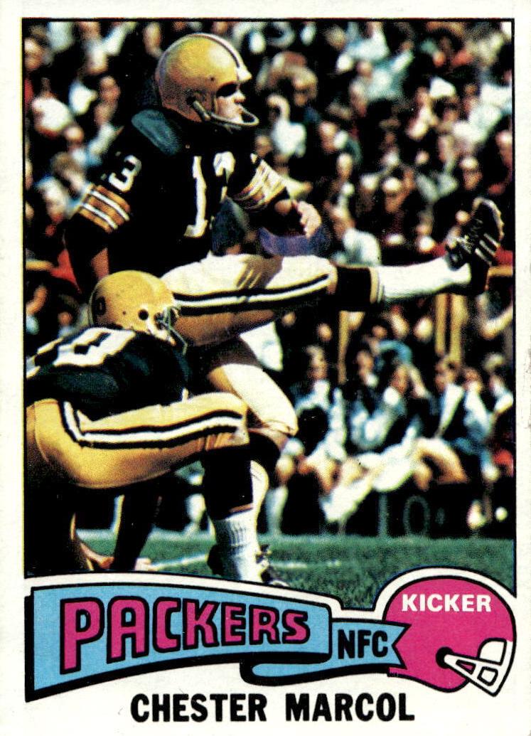 1975 Topps Football Chester Marcol #330 PSA 7