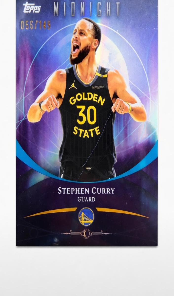 2025 Topps Midnight Basketball Morning Stephen Curry #30