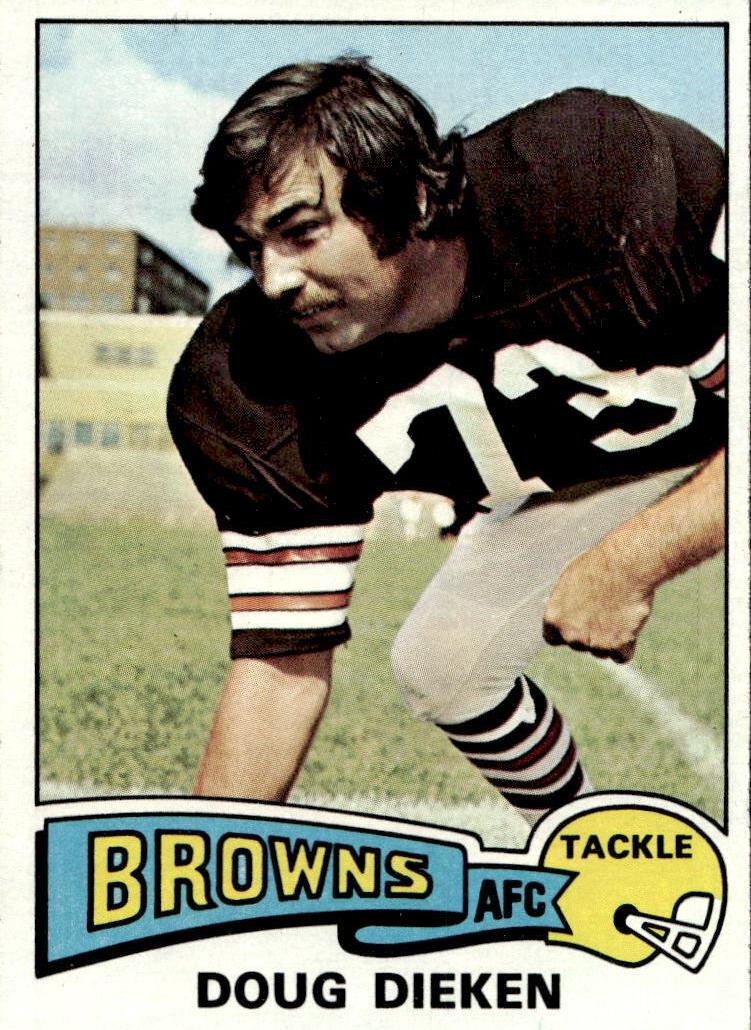 1975 Topps Football Doug Dieken #23